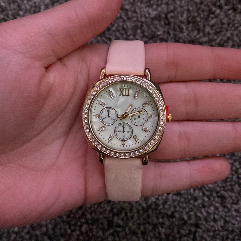 pink watch